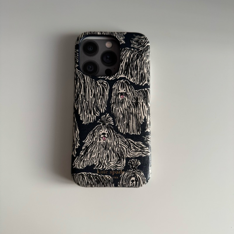 [preloved] Case Iphone 14 pro Morgan Showdogs  Kate Spade
