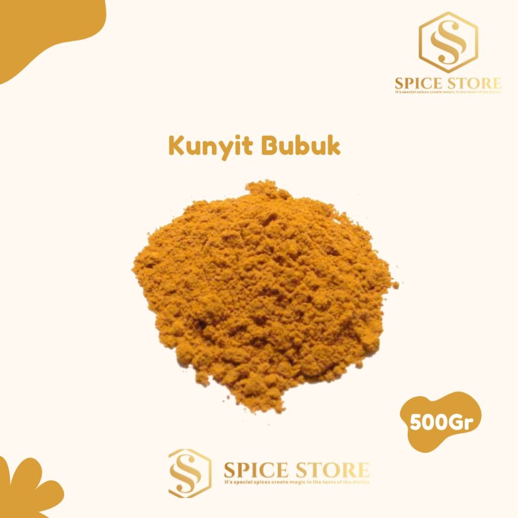 

Spice Store - Bumbu Dapur Bubuk Kunyit (500Gr)