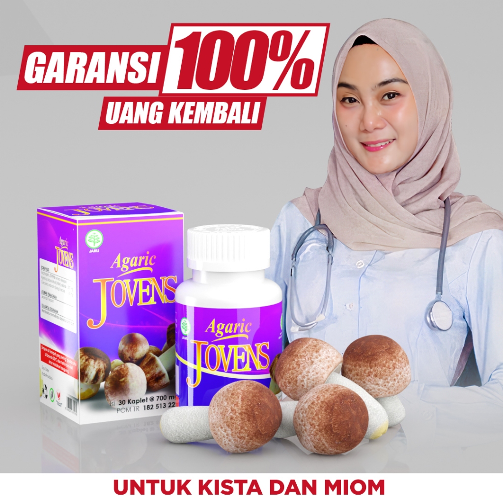 Agaric Jovens dari Jamur Dewa untuk Tuntaskan Kista & Miom