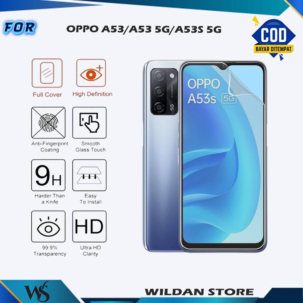 Antigores Hydrogel Film for Oppo A53/A53 5G/A53S 5G Screen Protector Film