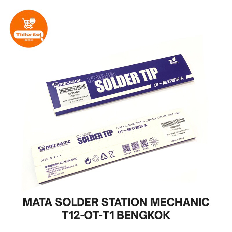 MATA SOLDER STATION MECHANIC T12- OT-TIS BENGKOK / MATA SOLDER MECHANIC OT-TIS T12