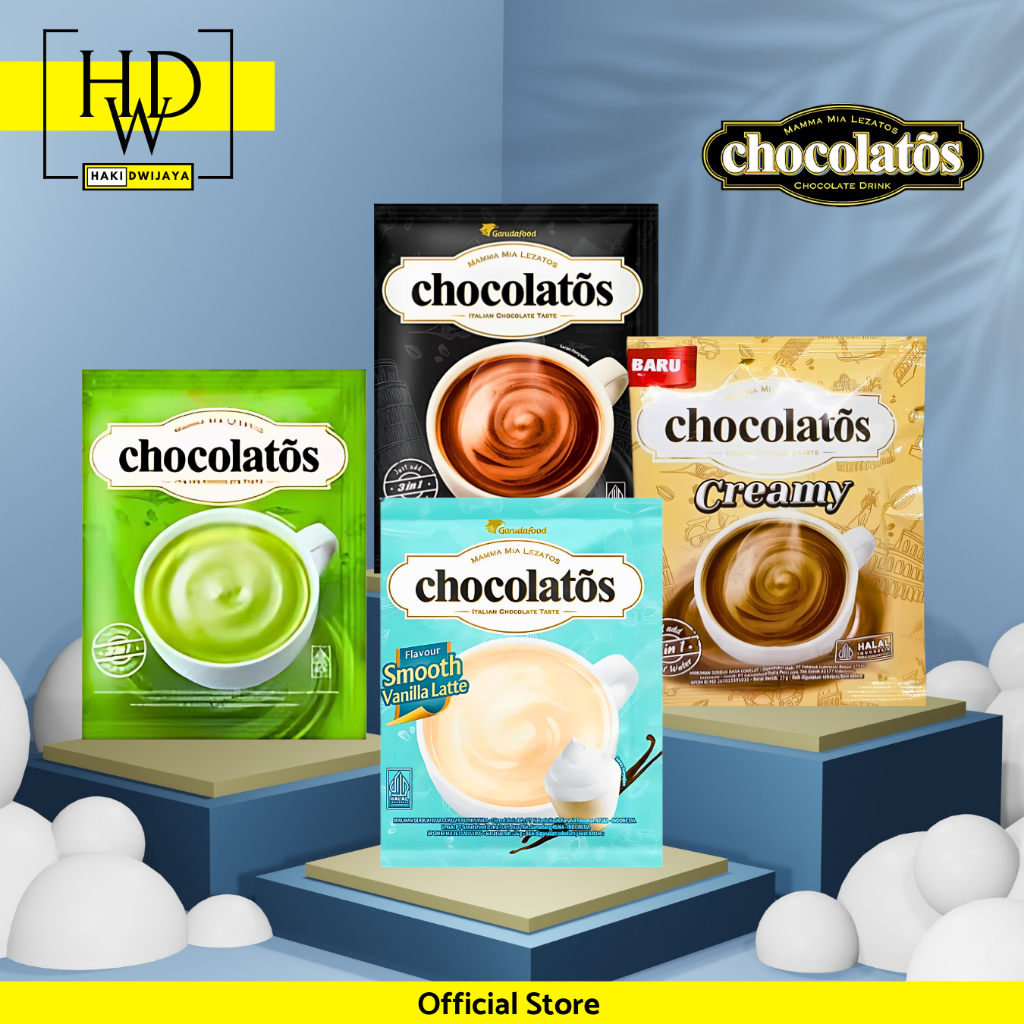 

[Isi 10Pcs] Chocolatos Drink 26gram Renceng / Minuman Coklat, Matcha, Vanilla, Creamy