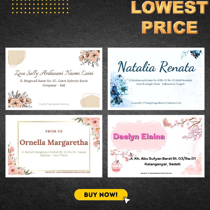 

Amplop Kondangan Print Custom Amplop Cetak Amplop Nama Custom Grosir Amplop Nama 1 Box