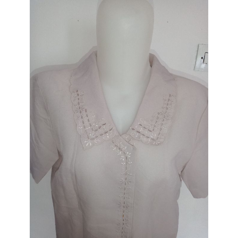 PL Kemeja Wanita Lengan Pendek Mrek Eleanor