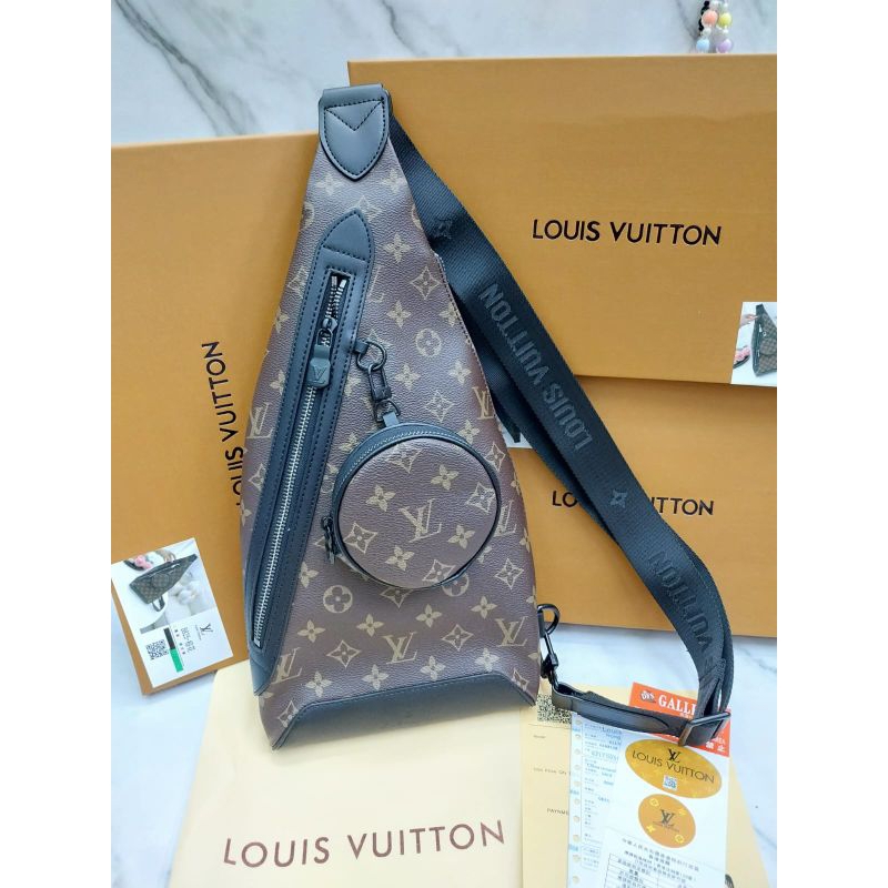 TAS SELEMPANG BODYBAG PRIA LV5433 MIRROR BRANDED IMPORT