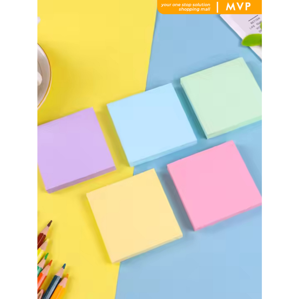 

MVP Sticky Note Memo Label Sticker Bookmark Warna-Warni Note Pad Stationery Sticky Note Penanda