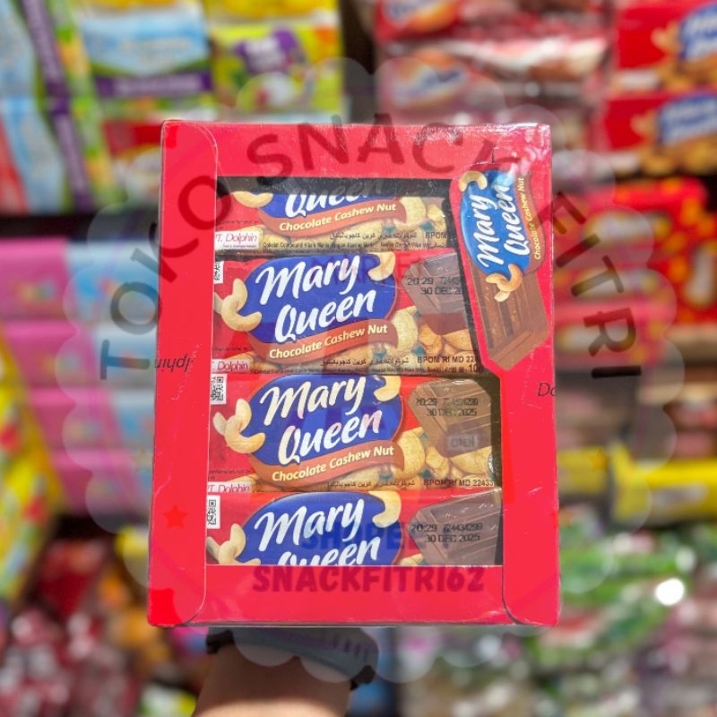 

COKLAT MARY QUEEN CHOCOLATE CASHEW NUT ISI 24PCs