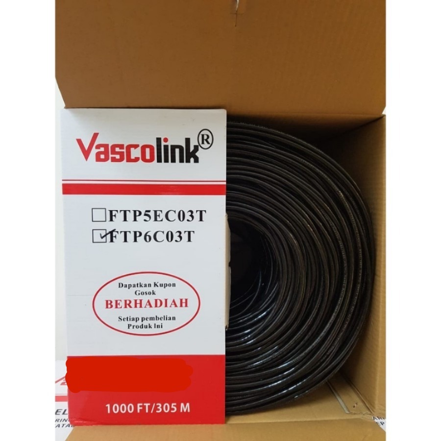 Vascolink Cable FTP Cat-6 / Kabel FTP Cat6 305 meter