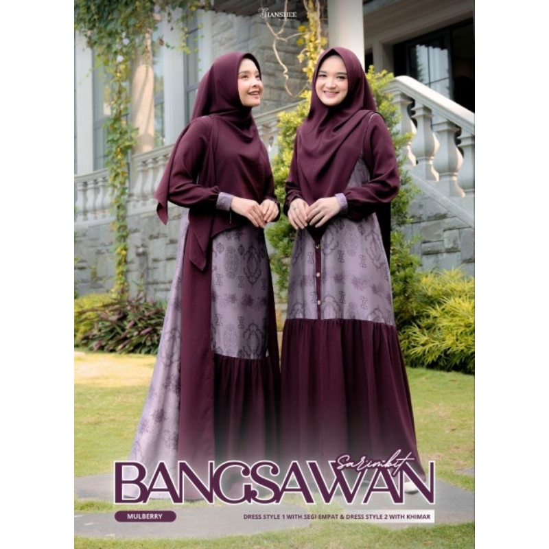 READY STOK SARIMBIT BANGSAWAN BY HANSHEE DRESS MOM STYLE 1 & 2 ( SIAP KIRIM)