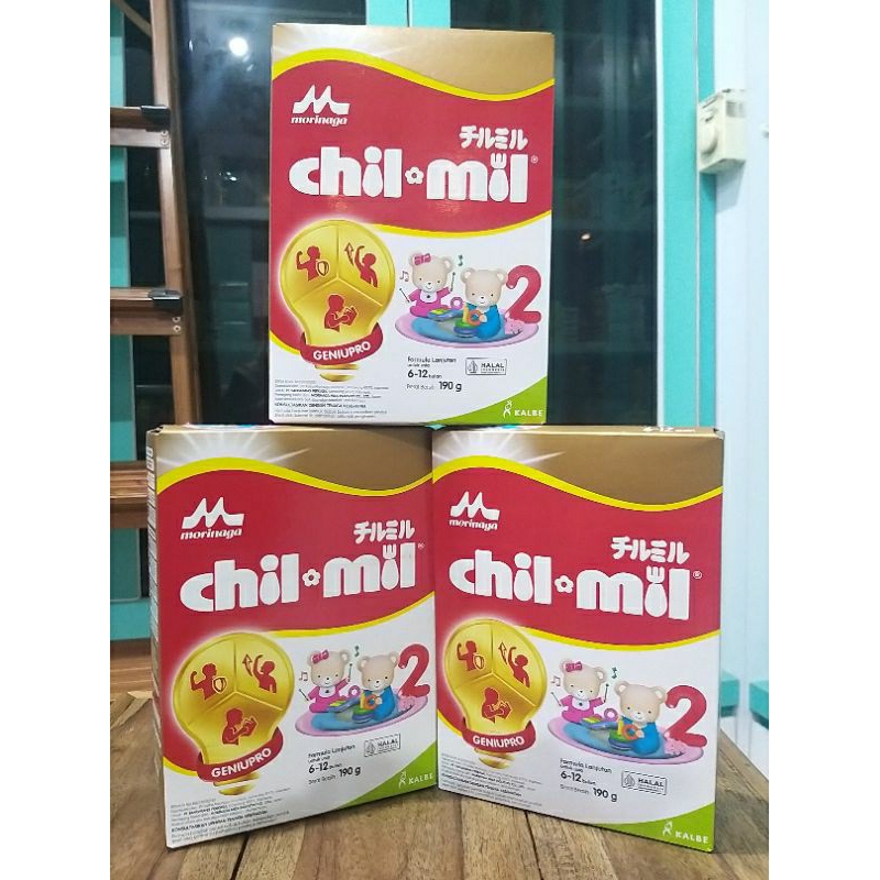 190 GR | MORINAGA CHIL MIL USIA 6-12 BULAN | SUSU BAYI cil mil 2