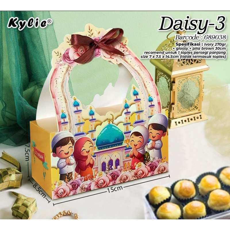 

KARDUS BOX KUE DAISY LEBARAN IDUL FITRI