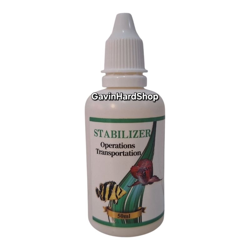 Obat Bius Khusus Ikan Hias Super Vital Stabilizer Operations Transportation 50 ml