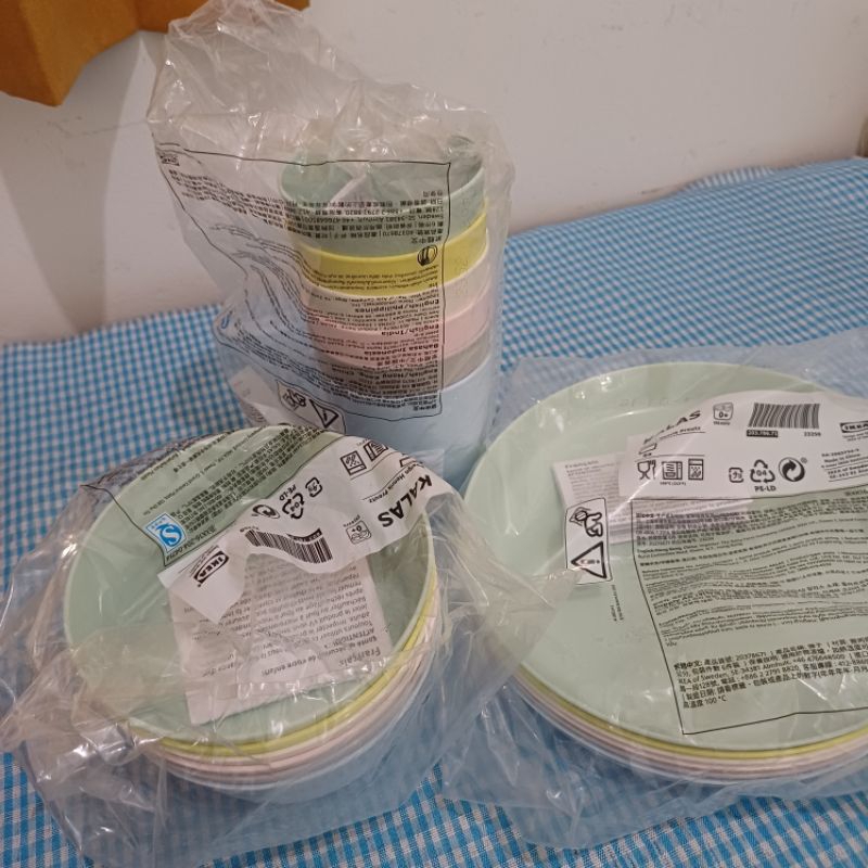 [NEW] ikea kalas piring mangkuk gelas plastik