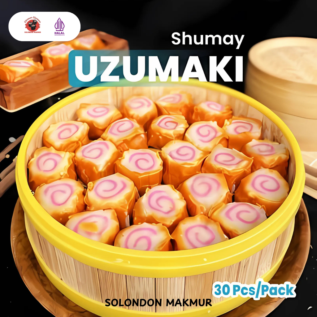 

Best Seller! Dimsum Siomay Uzumaki - 40 Pcs Frozen Halal Lezat & Spesial!