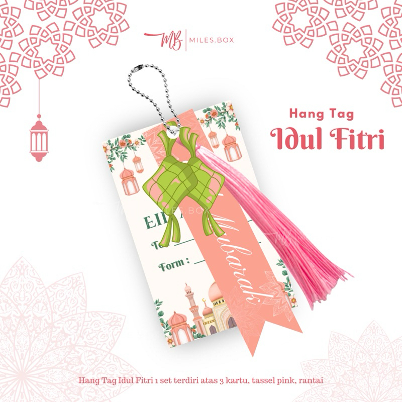 

Hang Tag Idul Fitri / Gantungan Hampers Lebaran / Gantungan Hampers Eid Mubarak / Hang Tag Hampers Aestetic