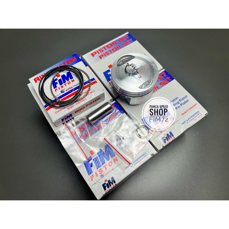PISTON SEHER FIM72 VARIO 150 UKURAN 57.3 57.8 58.3 58.8 59.3 59.8 60.3 PIN PEN 14 FIM 72