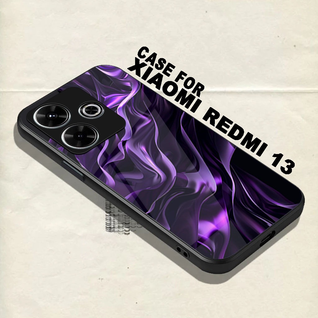 Softcase Kilau Xiaomi Redmi 13 Terbaru [ MOTIF GLITCH ] Casing Handphone Xiaomi Redmi 13 - Pelindung