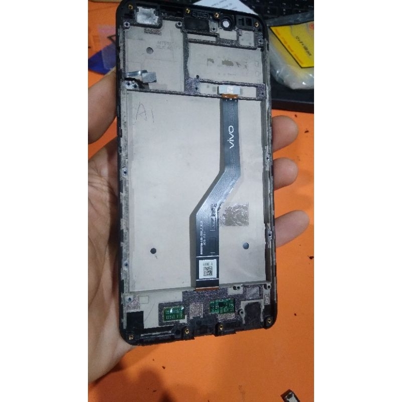 lcd set frame+on off vivo v7 plus pd1716 ori copotan mulus normal