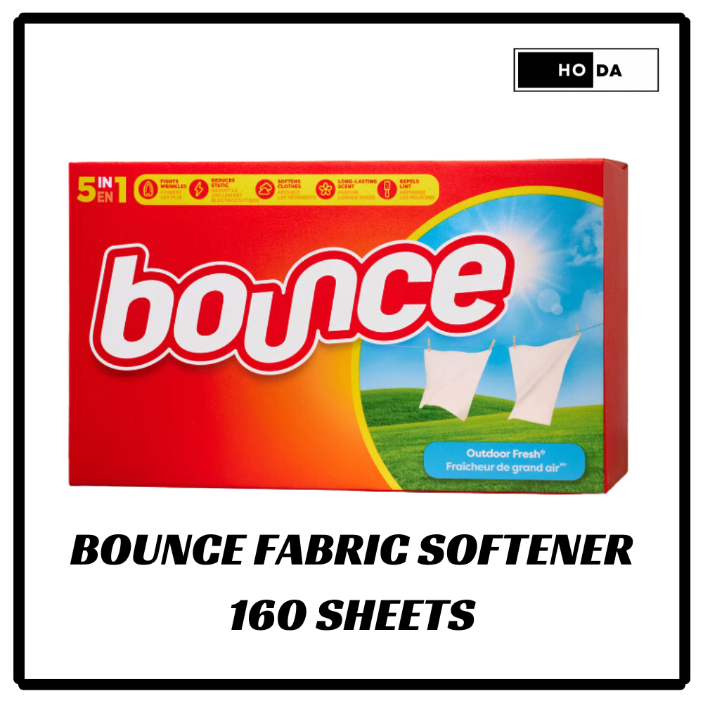 Bounce Outdoor Fresh Fabric Softener Dryer Sheets 160 sheets