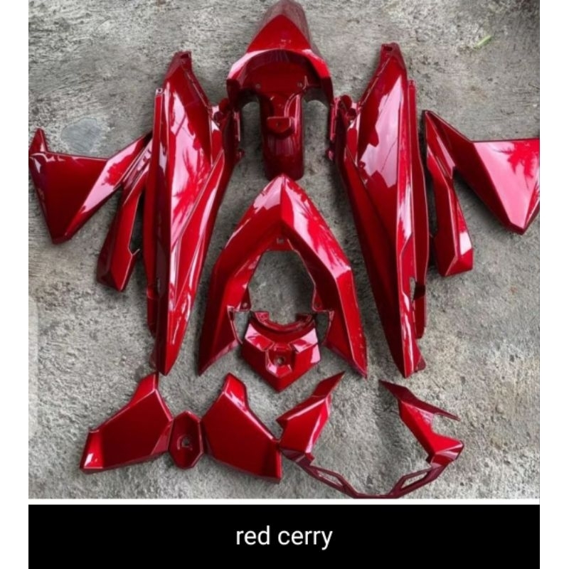 Cover body Vario merah candy