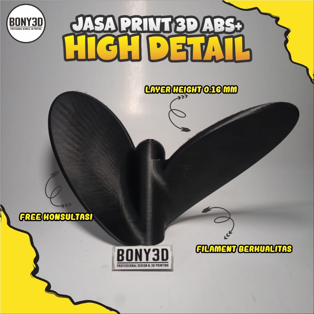 Jasa Print 3D ABS+ Detail High