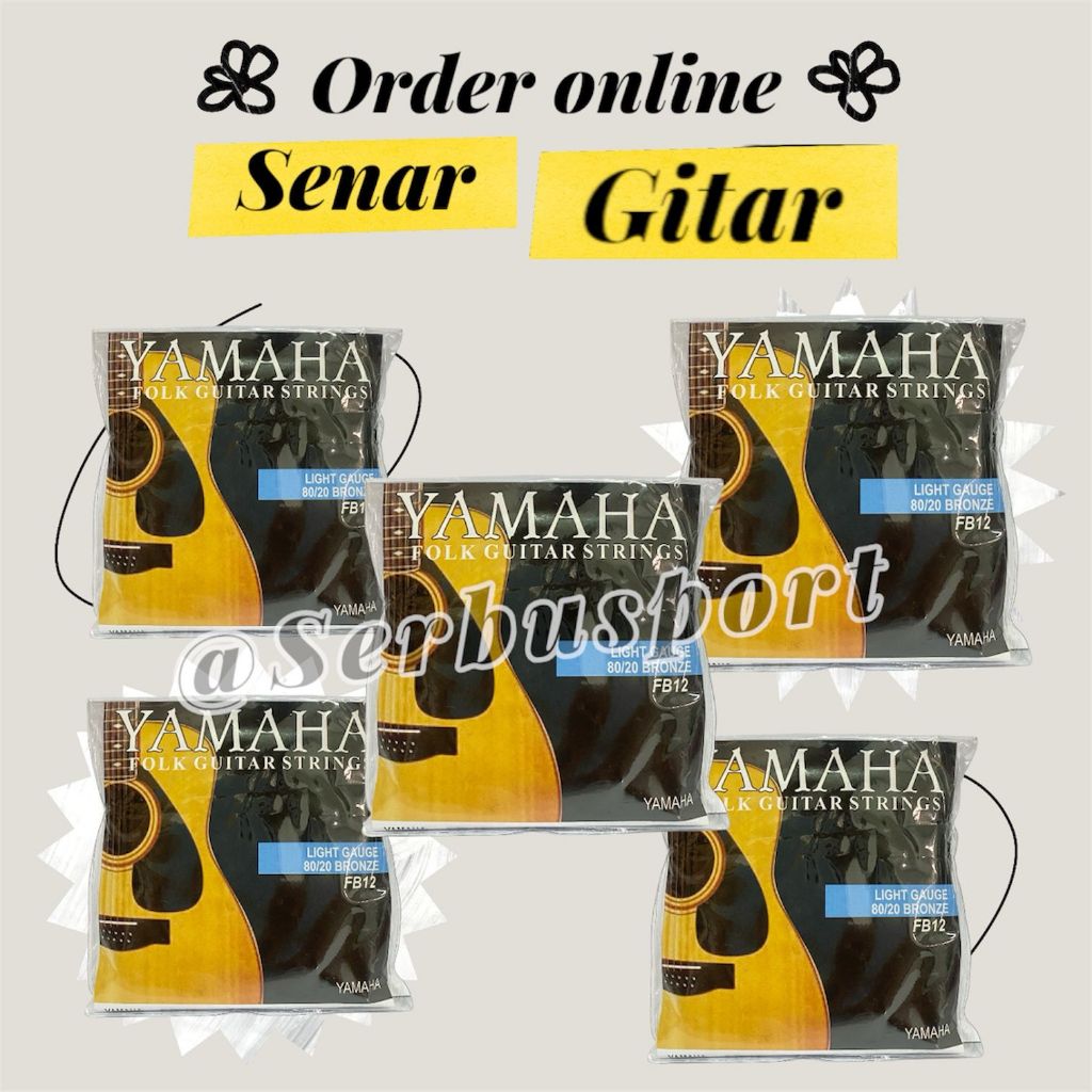 Senar Gitar Akustik YAMAHA .09-.40 - 1 Set