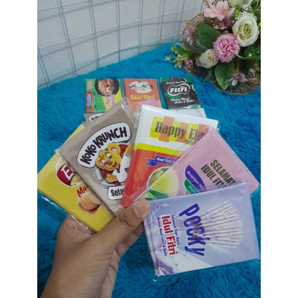 

Amplop Lebaran 2025 Motif Snack Angpau THR Amplop Hari Raya Idhul Fitri