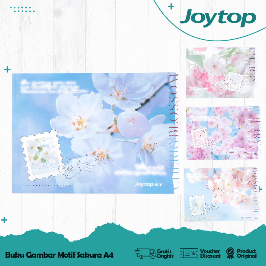 

JOYTOP Buku Gambar A4 Painting Book Sakura/ Buku Gambar Sketchbook A4 Japan