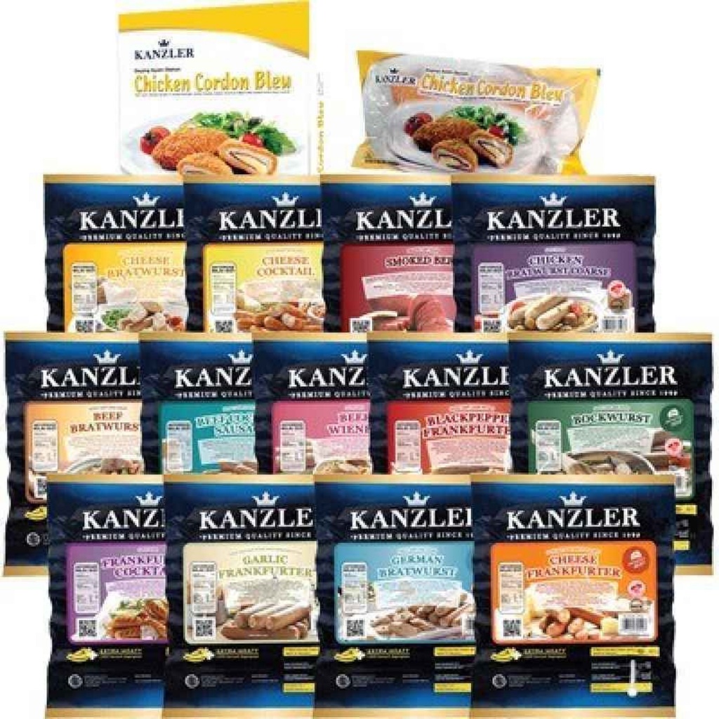 

Kanzler Sosis Sausage Cocktail Beef / Cheese / Frakfurter / Single / Smoked Beef