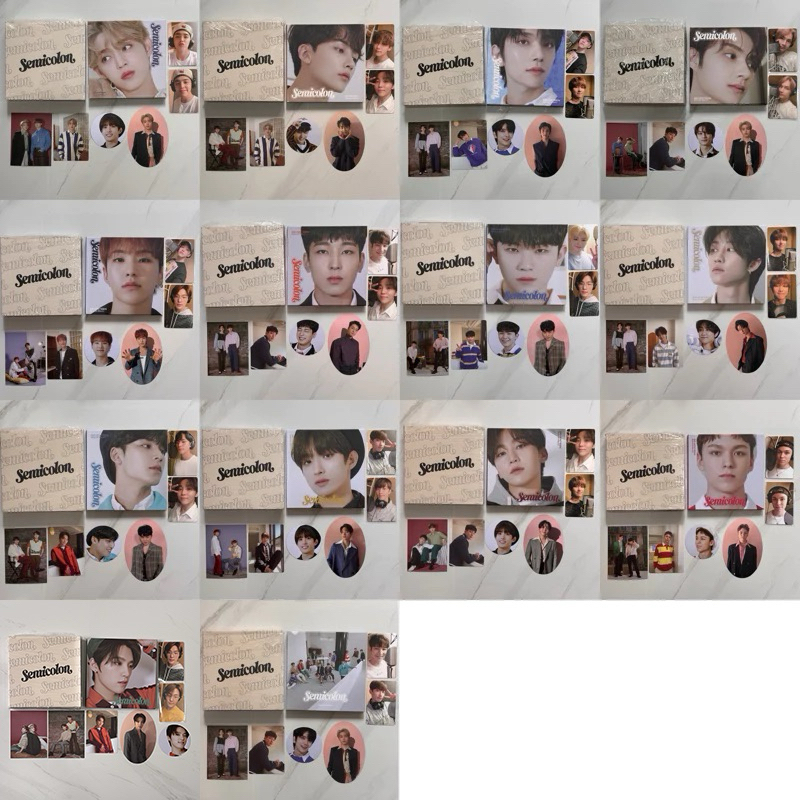 SEVENTEEN SPECIAL ALBUM SEMICOLON UNSEALED MEMBER DIGIPACK COVER FULL SET S.COUPS JEONGHAN JOSHUA JU