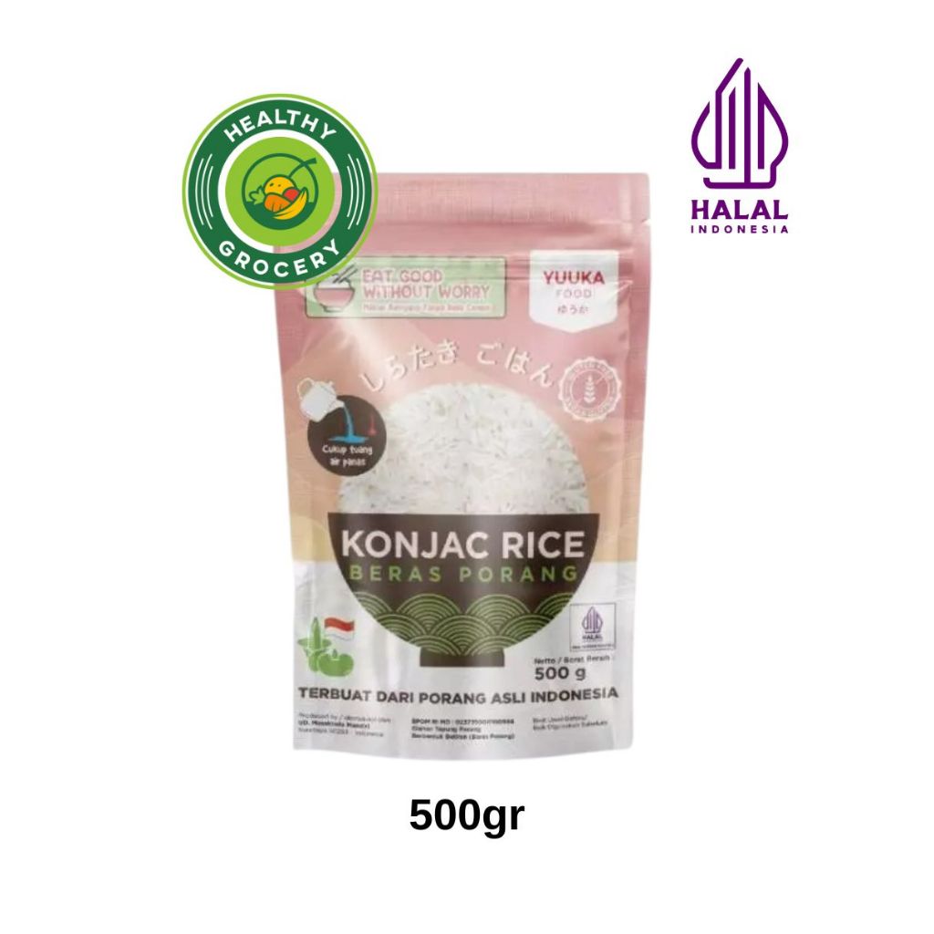 

RB Yuuka Food Konjac Rice 1000gr / Konjac Rice 500gr / Konjac Rice