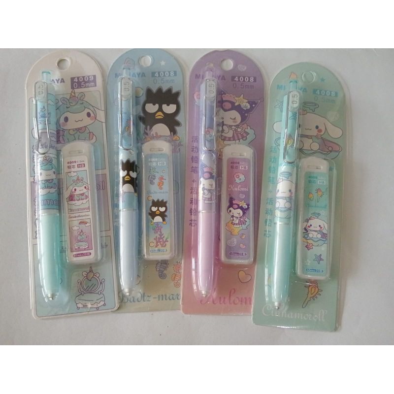 

PENSIL MEKANIK/PENSIL MEKANIK 0.5MM SET/PENSIL MEKANIK SANRIO