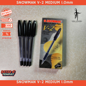 

Pulpen Snowman V-2 Hitam 0.6mm 1 Pcs
