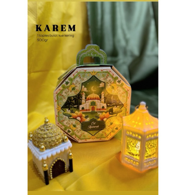 

SM - SPECIAL Ramadan Lebaran Hampers Parcel KAREM Idul Fitri Cantik Kue Kering Bingkisan