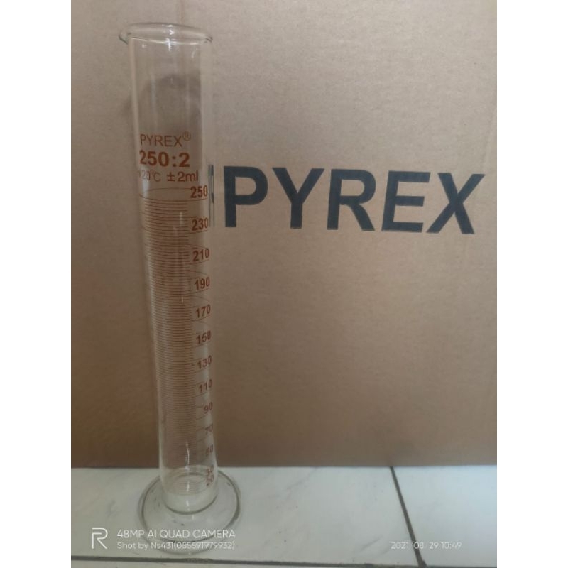 gelas ukur 100 ml pyrex