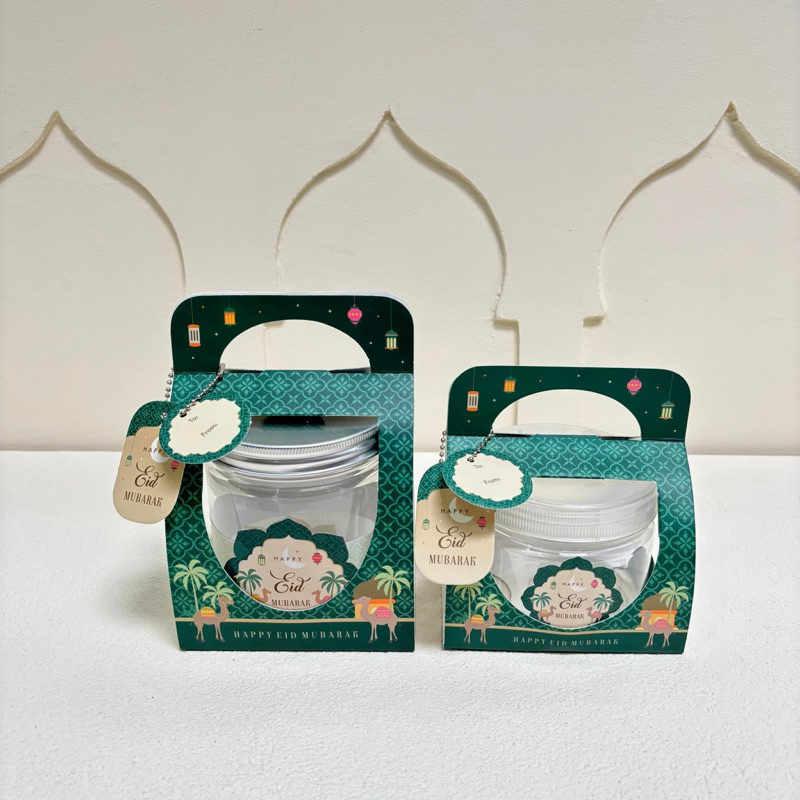 

RB 10 Set Box Jinjing Luna Toples 400 600 800ml Box Kotak Kue Idul Fitri Lebaran