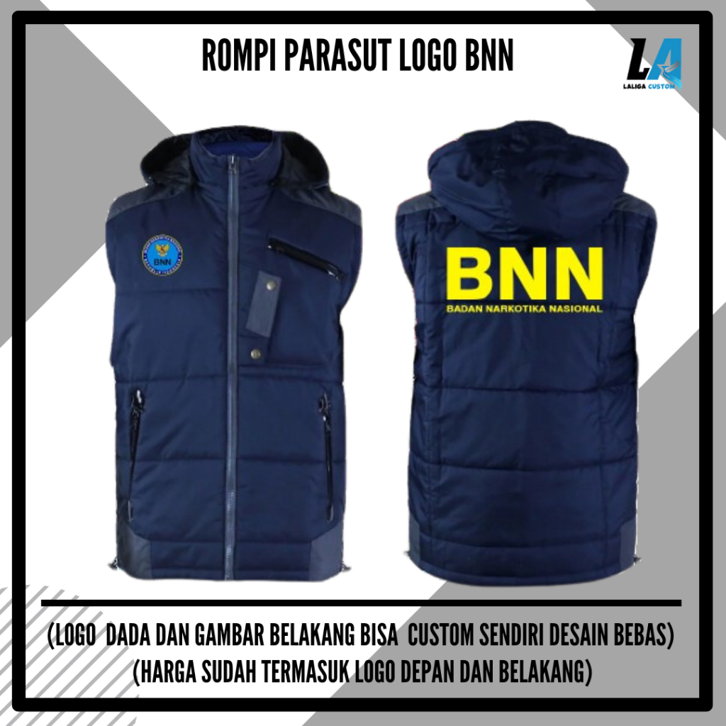 Rompi Parasut Pria Wanita Logo BNN