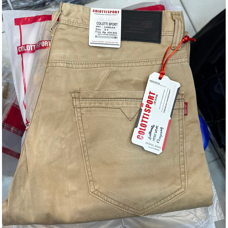 -Celana kanvas pria COLOTTI SPORT/celana kanvas/celana kanvas/celana kanvas cardinal 100% pria/celan