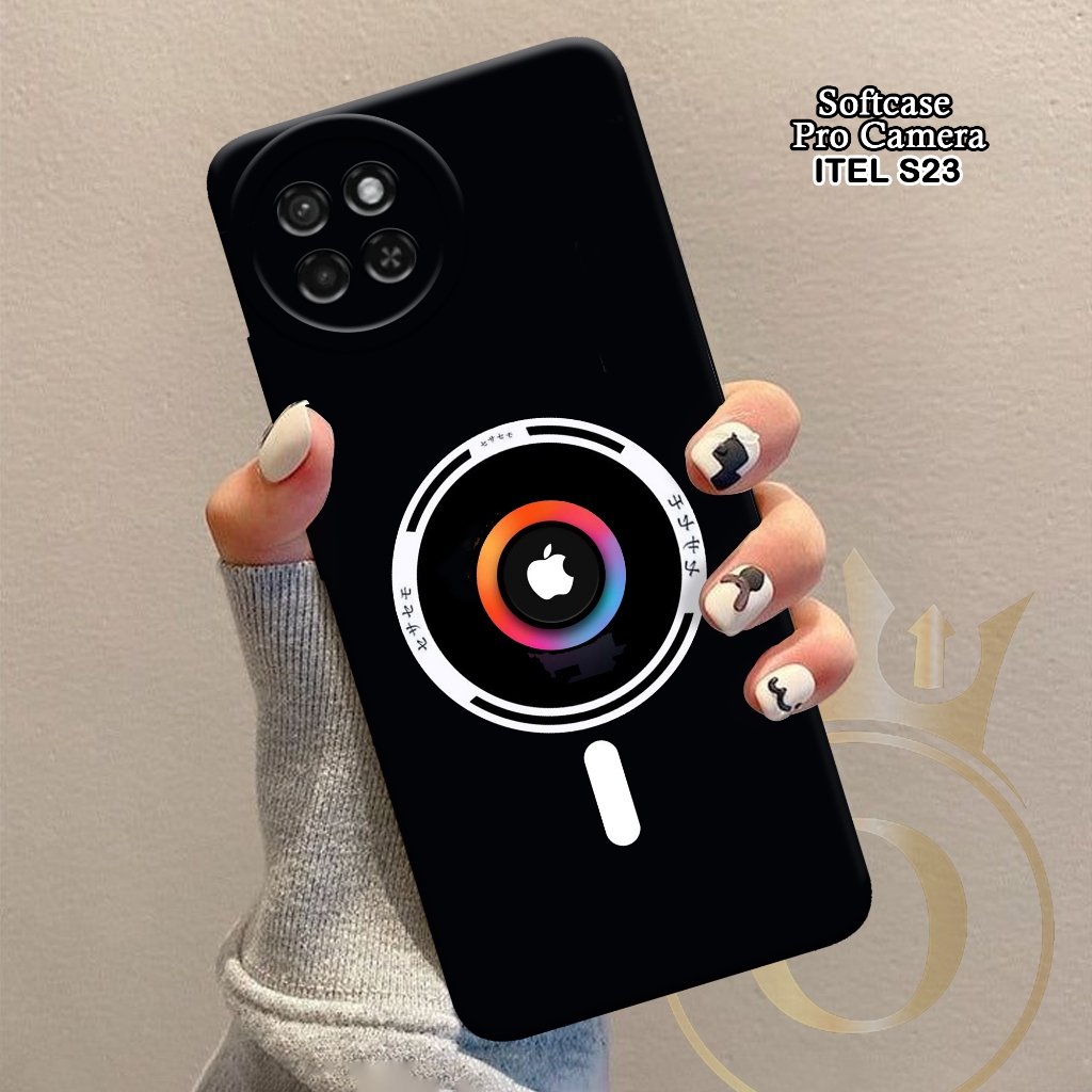 Softcase ITEL S23 - ORORA - Casing ITEL S23  - Motif case Logo - ITEL - Softcase ITEL S23  Pelindung