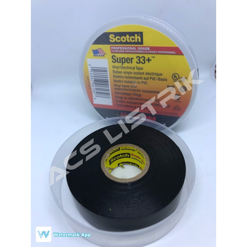 

3M Scotch 33+ Vinyl Tape Hitam