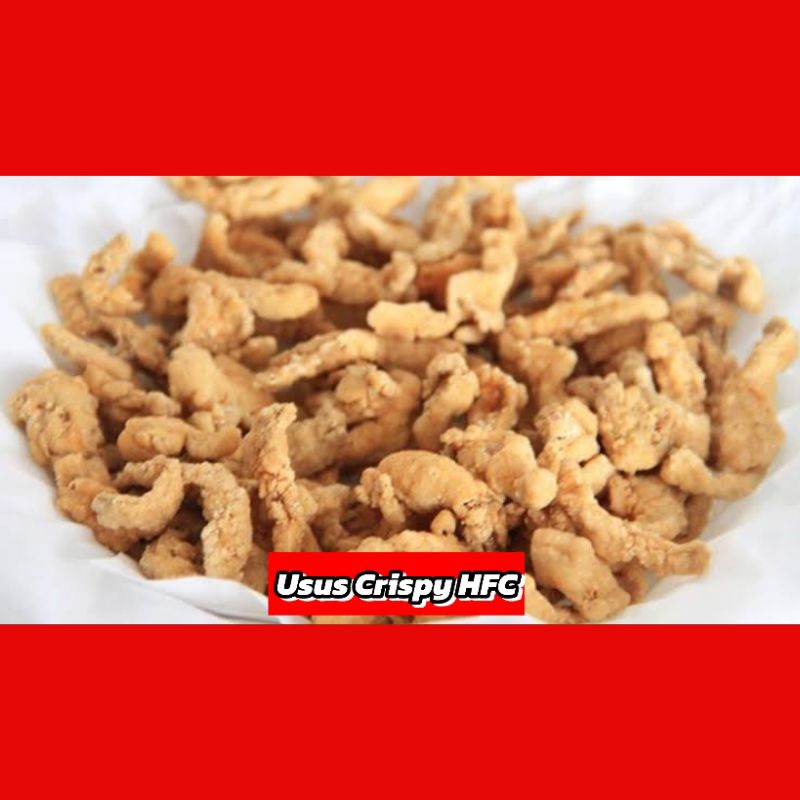 

usus Crispy original Gurih dan renyah