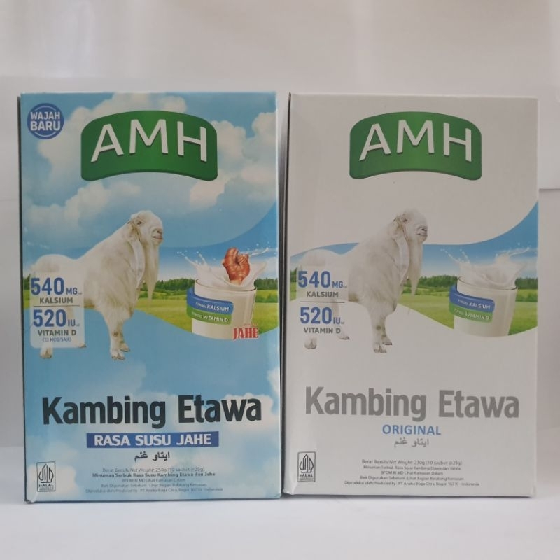 

AMH susu kambing etawa isi 10 sachet