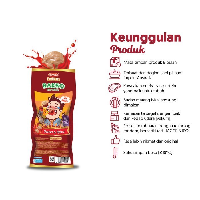 

KIMBO Probites Bakso Sweet & Spicy