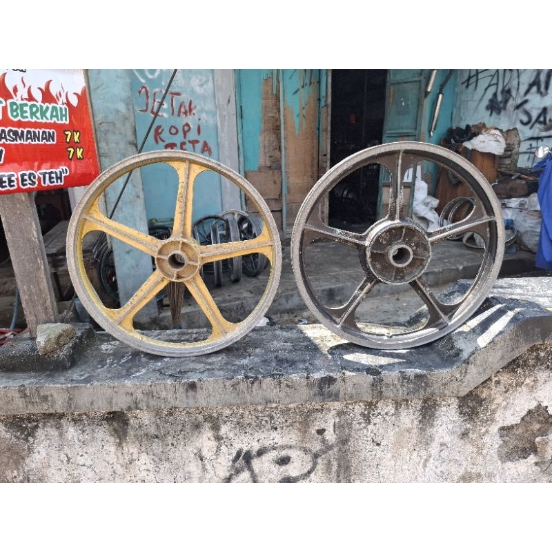 velg racing depan belakang palang 5 lurus kawa gto pnp keluarga yamaha