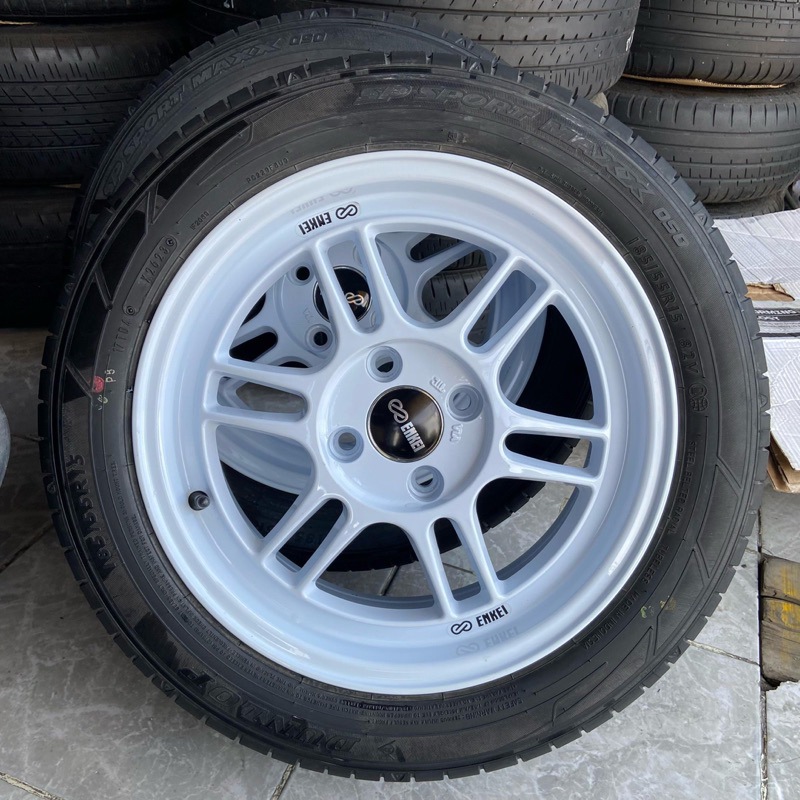 (Second) Velg R15 Rpf + Ban 185/55. Sumber Mulya Wheels. Velg mobil. toko velg Semarang. Velg ban Se