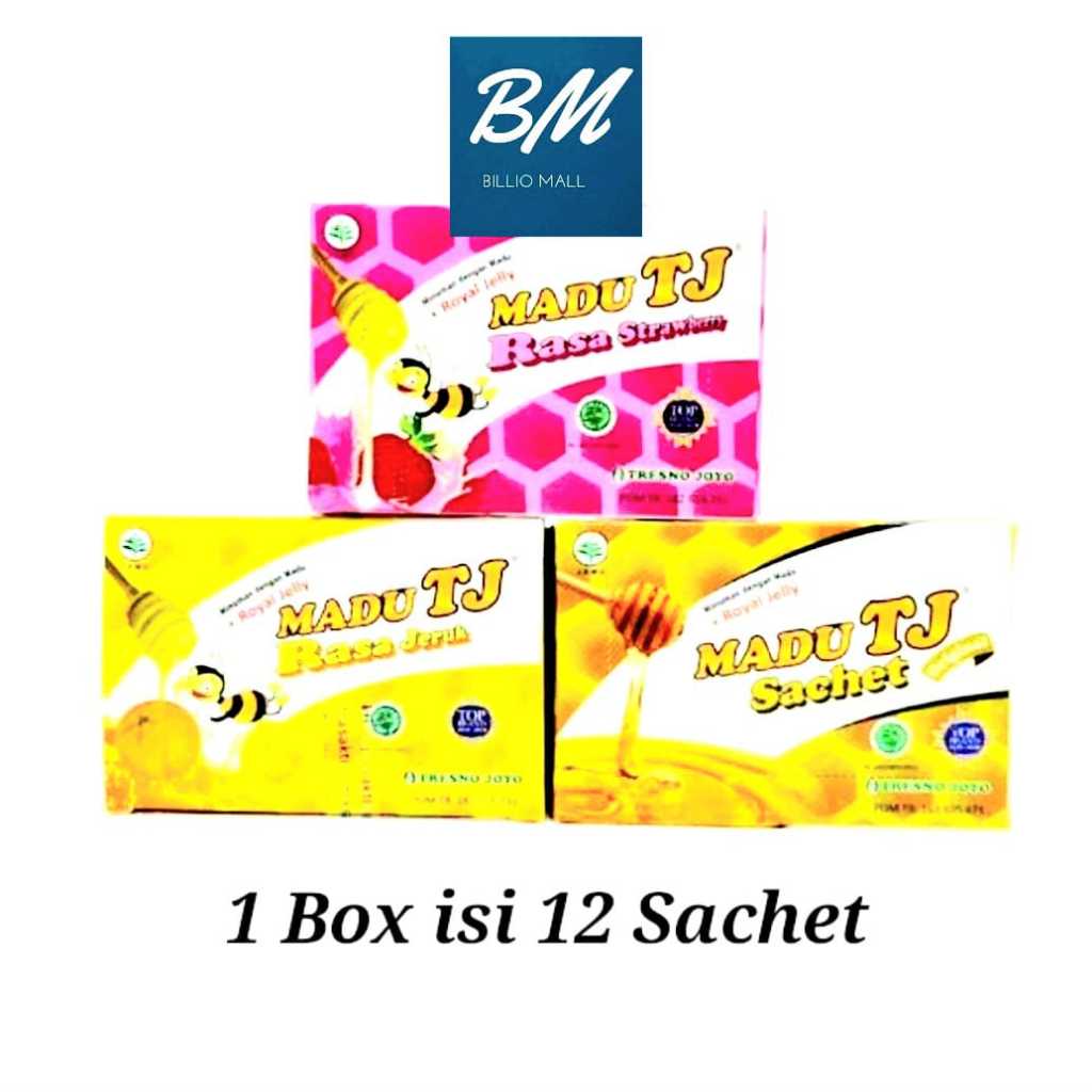 

Madu TJ 1 Box (isi 12 Sachet)