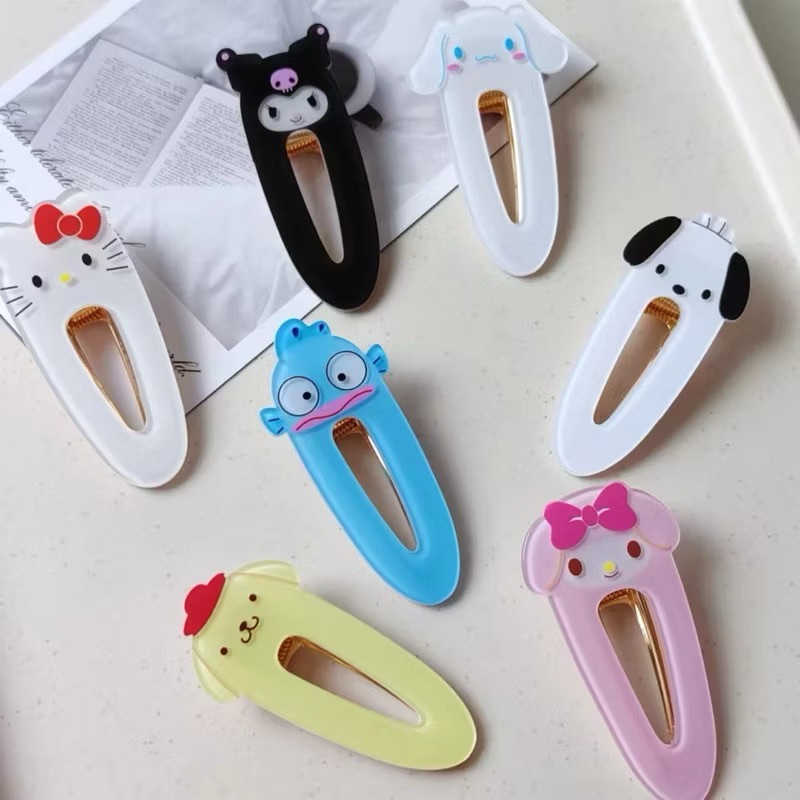 Jepit rambut sanrio cinnamorol kuromi pochacco pompompurin