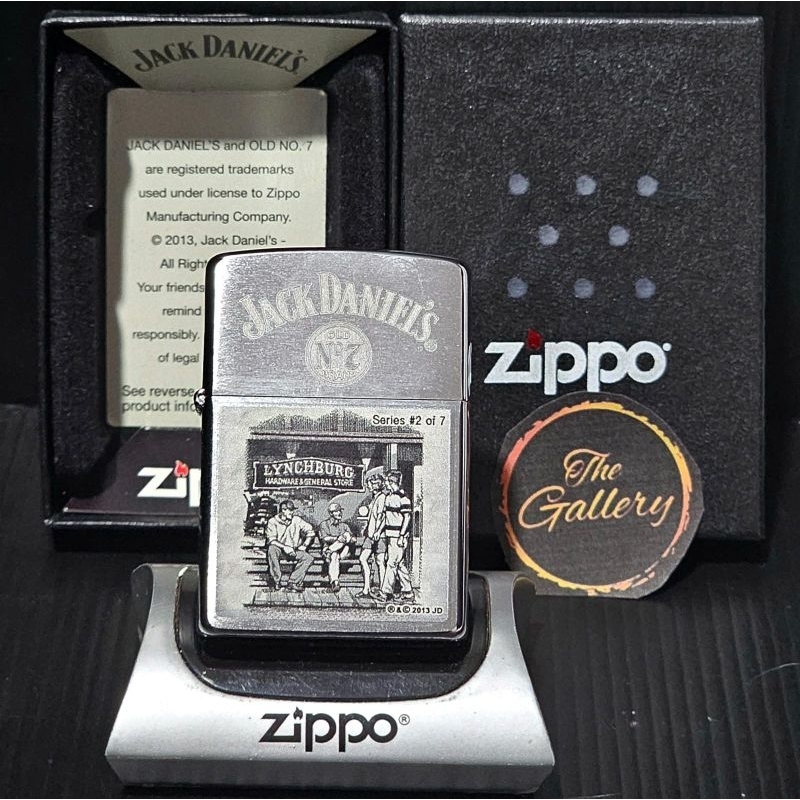 ⭐️⭐️⭐️⭐️⭐️ 28737 ORIGINAL ZIPPO JD J DANIELS SCENE OF LYNCHBURG NO 2 LIMITED TAHUN 2013