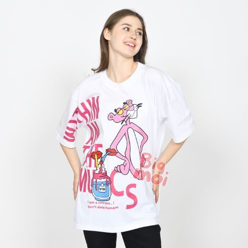 Bigmoi Kaos Wanita Oversize putuh Katun Combet 24s Ukuran XXL XXXL XXXXL