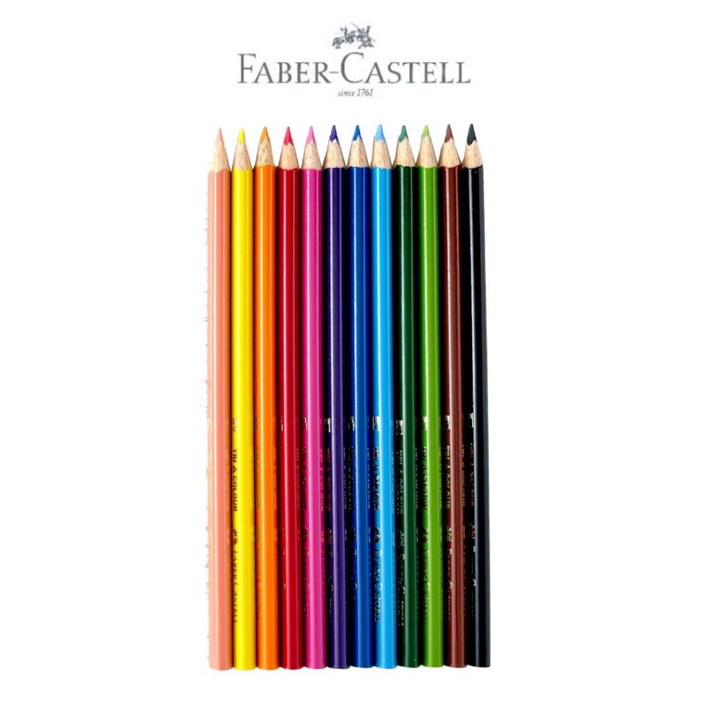 Faber-Castell Pensil Warna Anak Tri Colour - Gambar 3